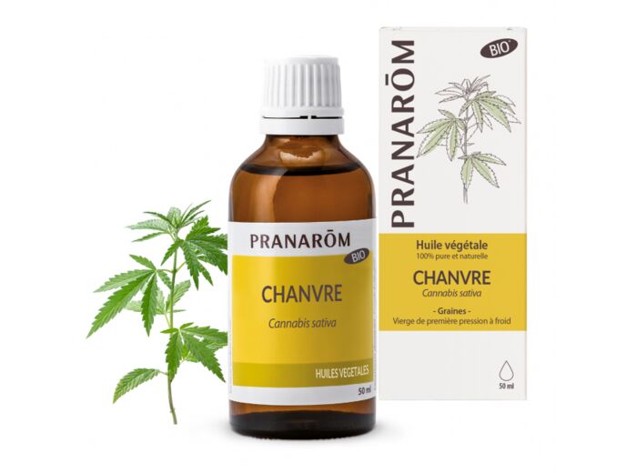 Pranarom-Huile végétale chanvre Bio 50 ml
