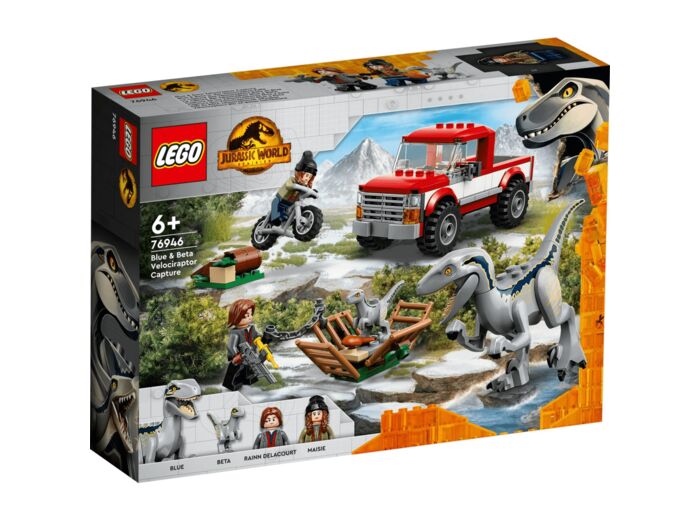 Lego Jurassic World - La Capture des Vélociratpros Beta et Blue - 76946