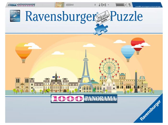 Puzzle Panorama de 1000 pièces - Paris