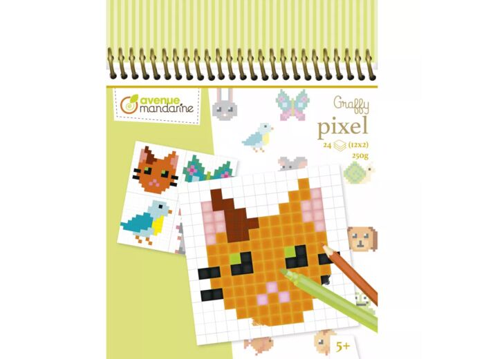 Kleurboek pixel huisdieren