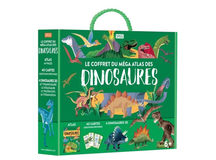 Coffret du Mega Atlas des Dinosaures
