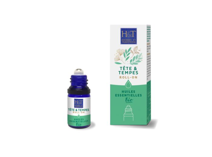 Herbes et Traditions : Roll -On Tête et tempes Bio