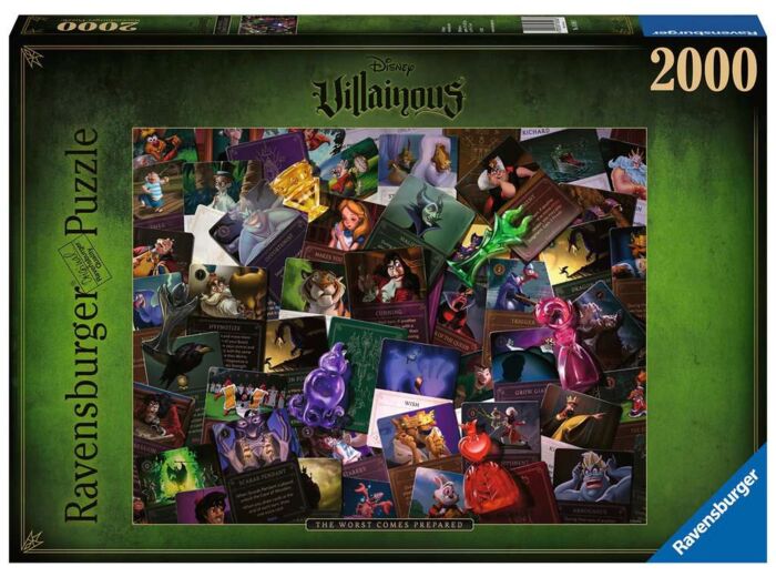Puzzle Ravensburger - Villainous : All Villains - 2000 Pcs - 165063