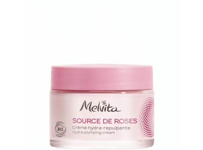 Melvita : Source de Roses : Crème Hydra-Repulpante 50 ml
