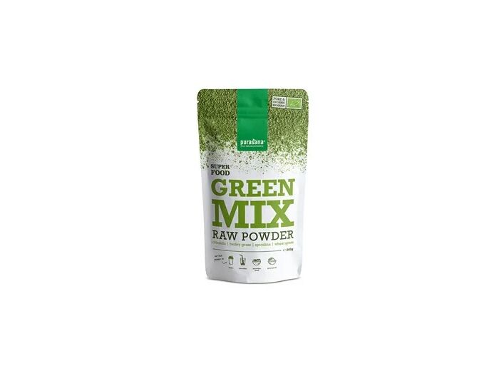 Purasana-Melange de poudre vert / Green mix Bio 200 gr