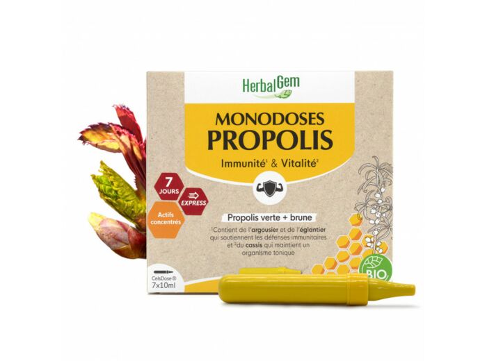 Herbalgem-Propolis Monodose Bio 7x10 ml
