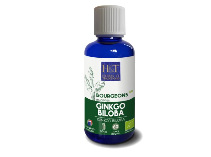 Herbes & Traditions : Gem BOURGEON GINKGO BILOBA Bio 50 ml