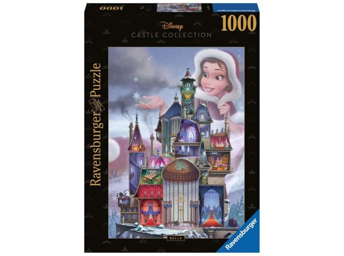 Puzzle 1000 pièces - Châteaux Disney : Belle