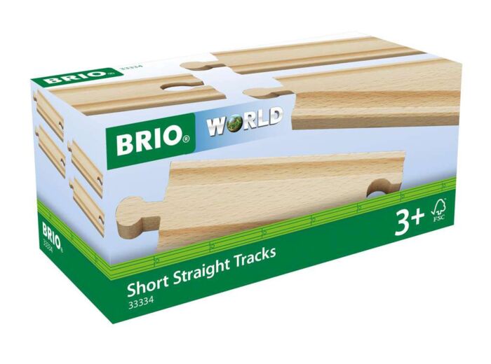Brio - Rails Courts Droits 108 mm - 33334