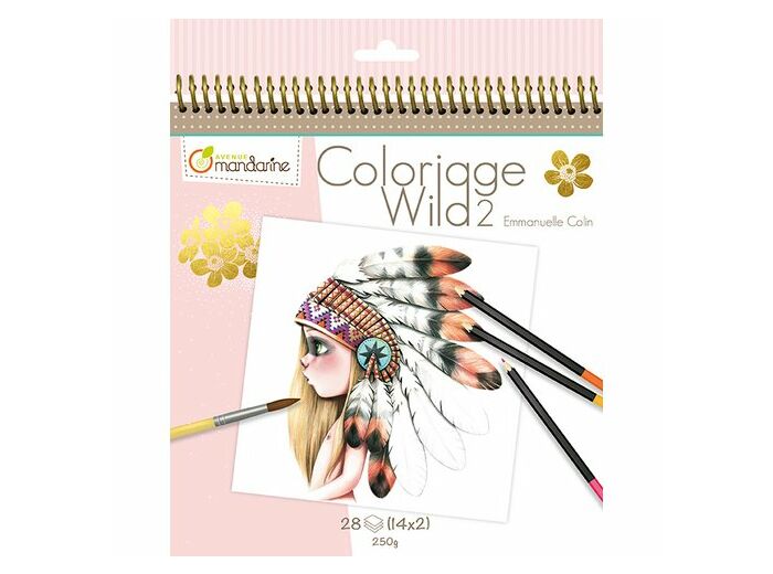 Avenue Mandarine Carnet De Coloriage Wild 2