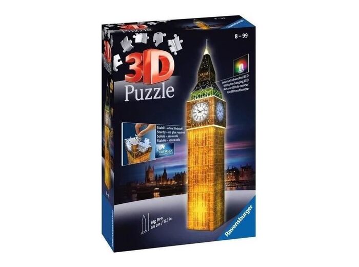 RAVENS - Puzzle 3D Big Ben - Night Edition - 125883
