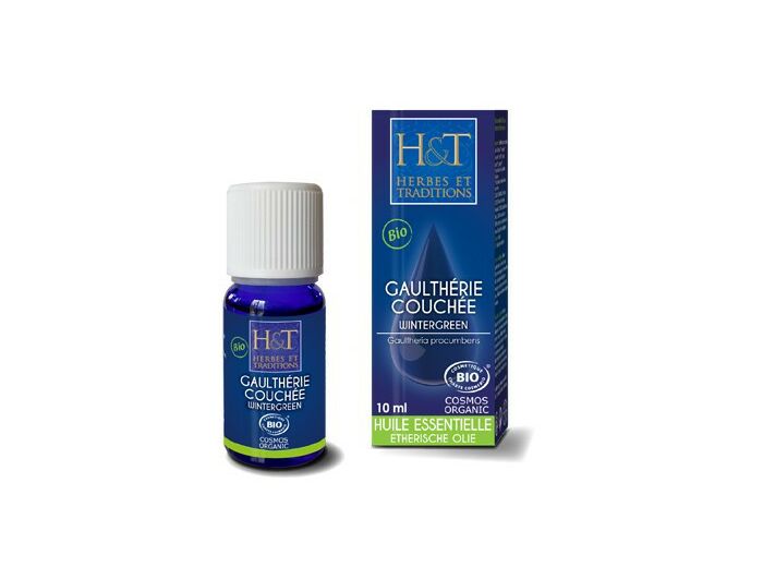 Herbes & Traditions : Huile essentielle GAULTHERIE COUCHEE BIO 10 ml