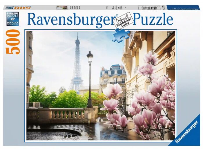Puzzel 500 stukjes  - Lente in Parijs