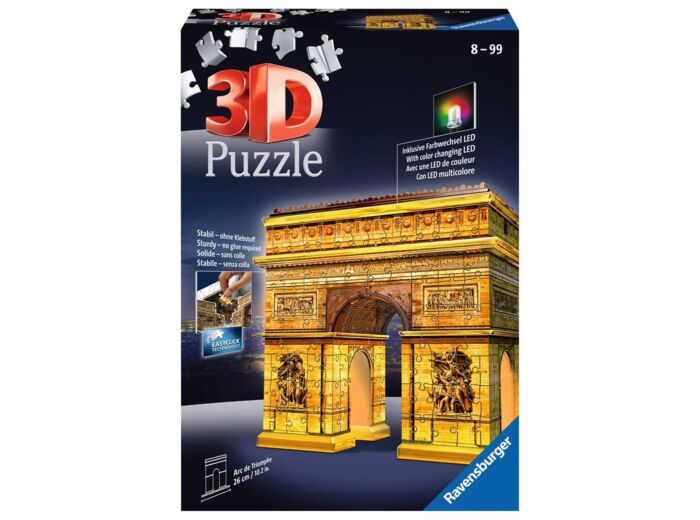 Puzzle 3D Arc de Triomphe - Night Edition - 125227