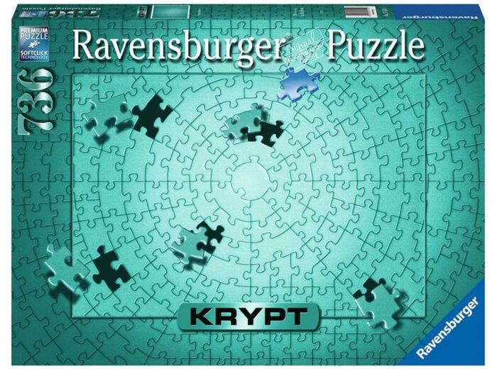 Puzzle Ravensburger - Krypt Metallic Mint - 736 pc - 171514