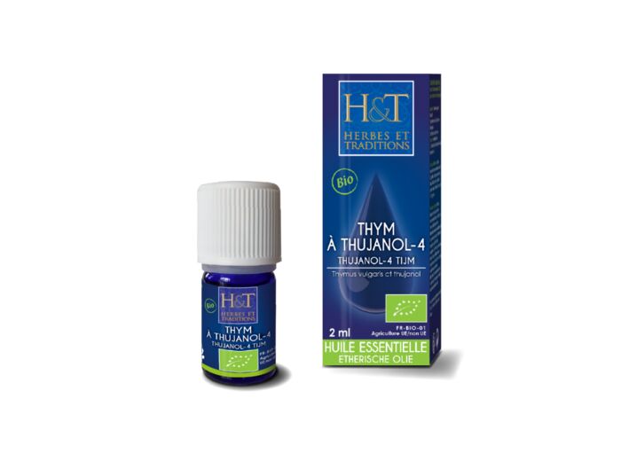 Herbes & Traditions : Huile essentielle THYM A THUJANOL BIO 2ML