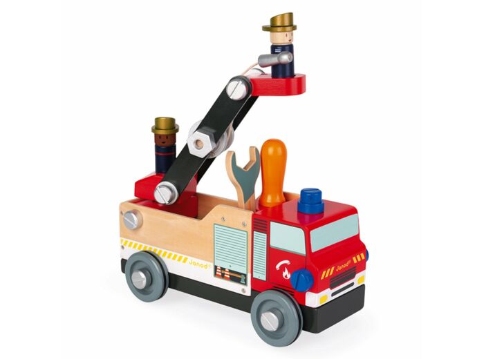 Janod - Camion de pompiers Brico'Kids