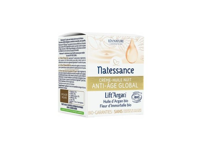 LIFT ARGAN Crème-Huile Nuit Anti-âge Global 50 ml