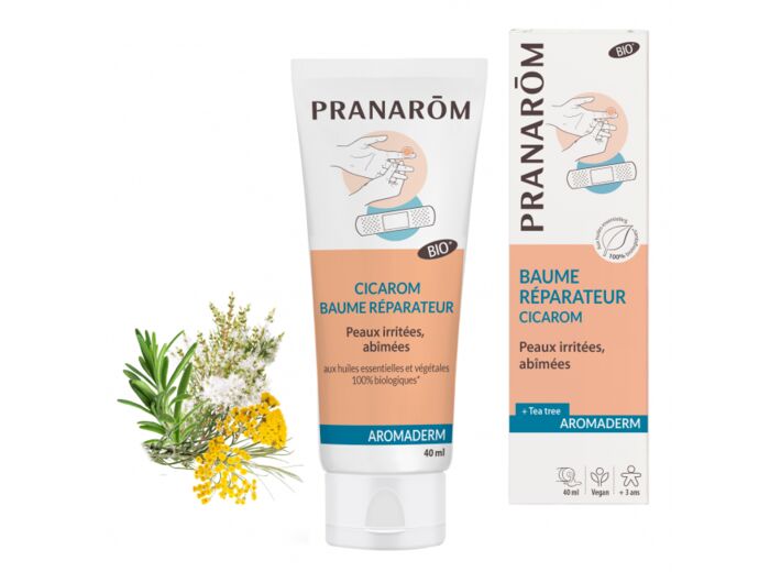 Pranarom-Aromaderm Cicarom Baume Réparateur Bio 40 ml