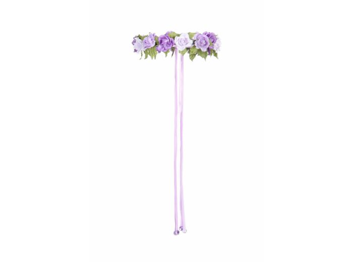 Couronne de fleurs - Rose Garland Halo, Lilac