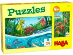 Haba 2 puzzels 24 stukken dino's