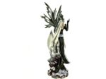Vogler Figurine de fée Alba aux cheveux noirs et blancs 27 cm