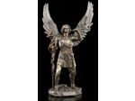 Permet de souffler trompette erzengel sammel figurine ange avec croix bronzé
