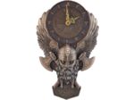 Horloge murale viking en plaqué bronze 29 cm
