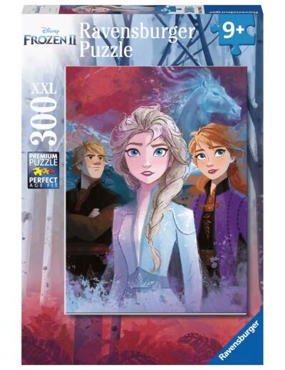 Puzzle 300 pièces Disney - Elsa, Anna et Kristoff