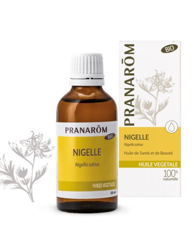 Pranarom-Huile Végétale Nigelle Bio 50 ml