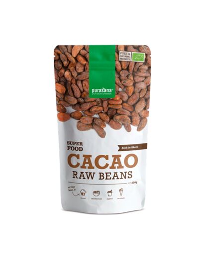 Purasana-Fêves de Cacao Bio 200 gr