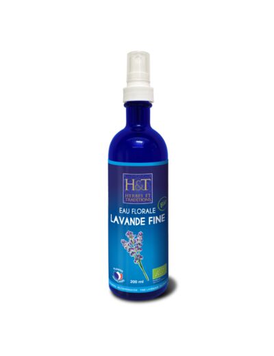 Herbes & Traditions : Eau florale 100 % pure LAVANDE FINE Bio 200 ml