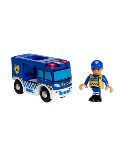 Brio - Camion de Police Son et Lumière - 33825