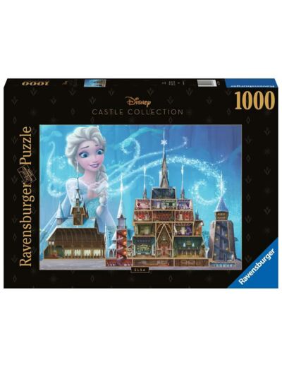 Puzzle 1000 pièces - Châteaux Disney : Elsa