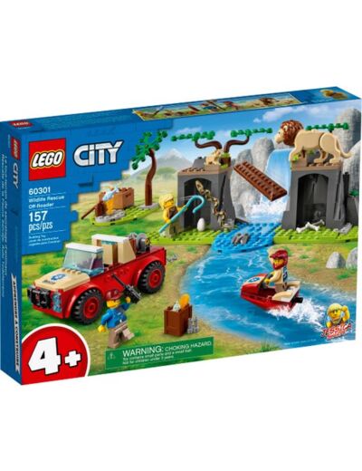 Lego City - Le tout-terrain de sauvetage des animaux - 60301