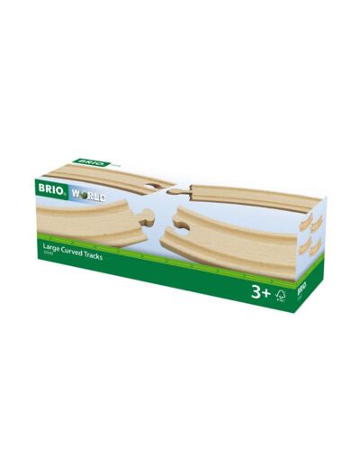 Brio - Grands Rails Courbes - 170 mm