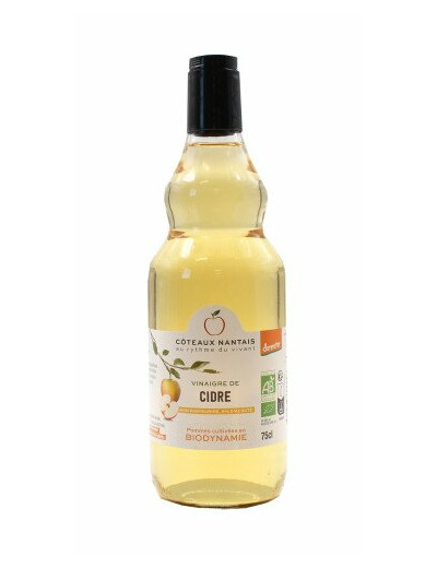 Coteaux Natais vinaigre de cidre bio non pasteurisé 75 cl