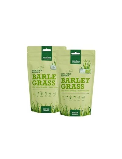 Purasana-Poudre d'herbe d'orge / Barley grass powder Bio 200 gr