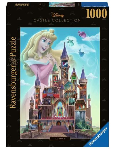 Puzzel 1000 stukjes  - Disney Castles: Aurora