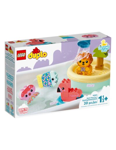 Lego Duplo - Bath Time Fun : l'île flottante des animaux - 10966