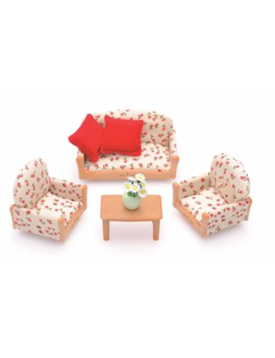 Sylvanian - Canape/2 fauteuils/Table Basse