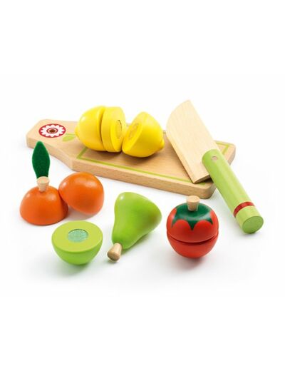 Fruits and vegetables to cut