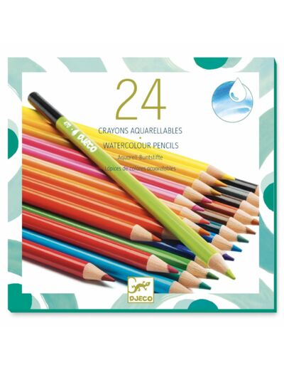 Les Couleurs - Pour Les Grands - 24 Crayons Aquarellables