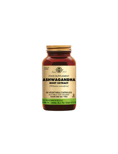 Solgar-Ashwaganda Root Extract 60 gel