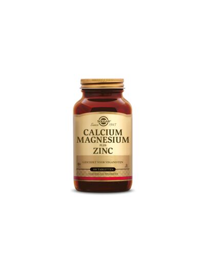 Solgar-Calcium Magnesium Plus Zinc 250 comp