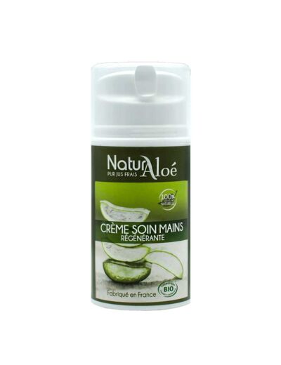 Naturaloe : Crème Soin Mains - Airless 50 ml