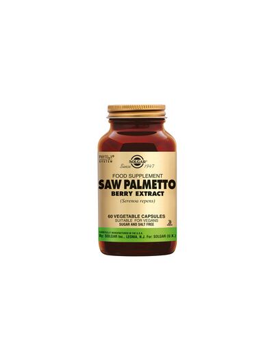 Solgar-Saw Palmetto Berry Extract 60 gel