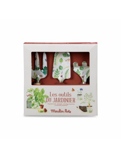 Set de 3 outils de jardinage Moulin Roty