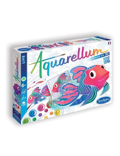 Aquarellum live - Fonds marins 3D