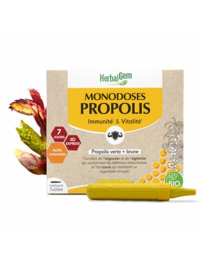 Herbalgem-Propolis Monodose Bio 7x10 ml